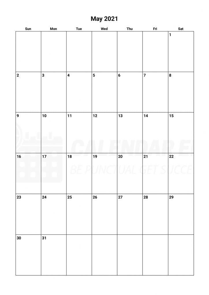 May 2021 Calendars Printable templates download Free