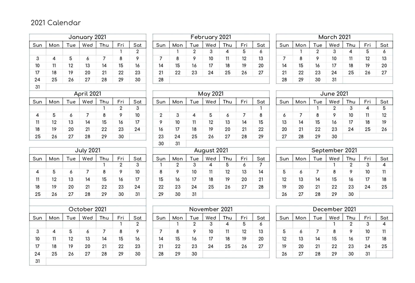 Featured image of post January 2021 Printable Calendar Landscape : These calendars are designed to be used by people of all walks of life.