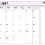 December Blank Calendar 2025