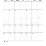 February 2026 Blank Calendar