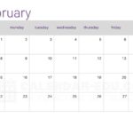 February printable calendar 2026