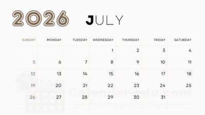 july 2026 blank calendar