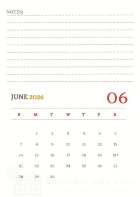 june calendar 2026