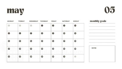 may 2026 printable calendar template
