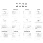 printable calendar 2026