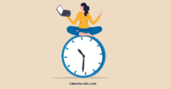 time management using calendar